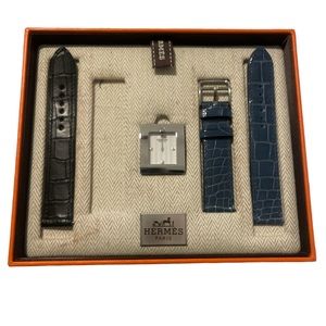 Rare Hermes BELT WATCH BE1.220 WATCH STAINLESS STEEL